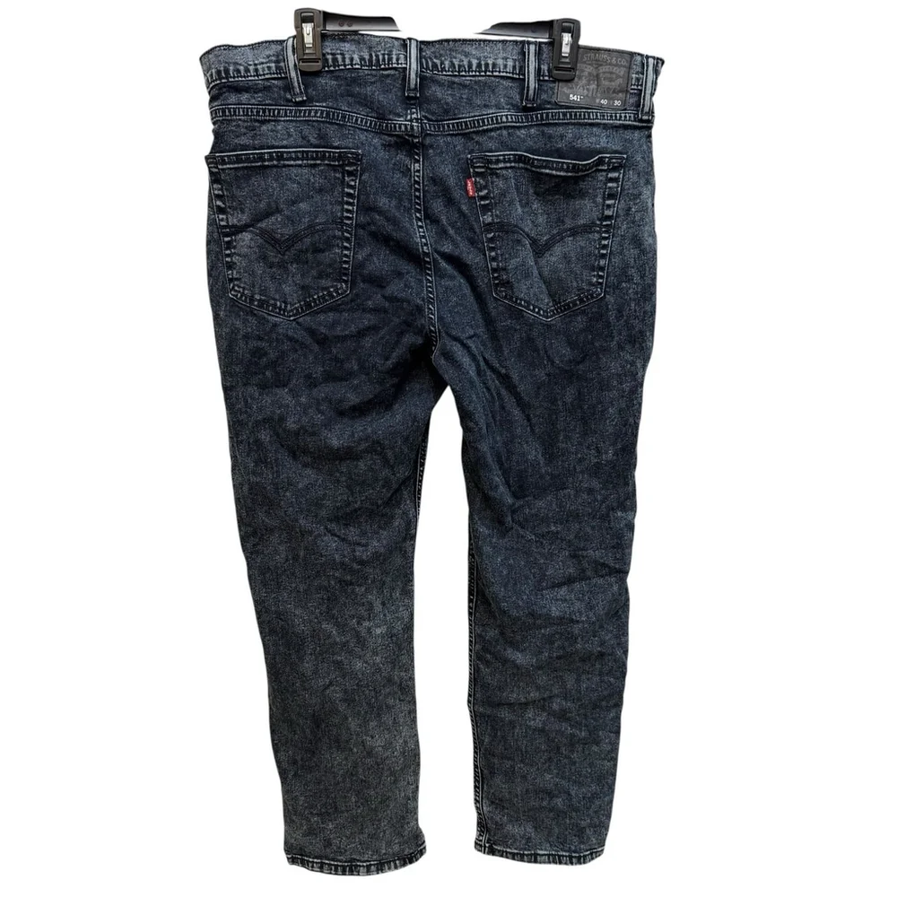 Levi's Mens 40x30 Blue 541 Tapered Stretch Jeans